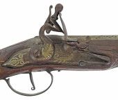 OTTOMAN SHORT FLINTLOCK BLUNDE