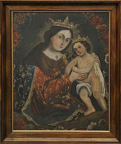 OUR LADY OF REFUGE OIL ON
