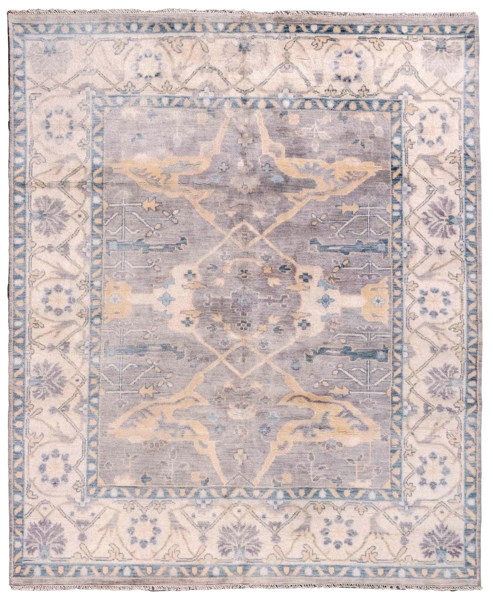 OUSHAK DESIGN RUG: 8'0" X 10'3"