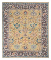 OUSHAK DESIGN RUG: 8'1" X 9'9"