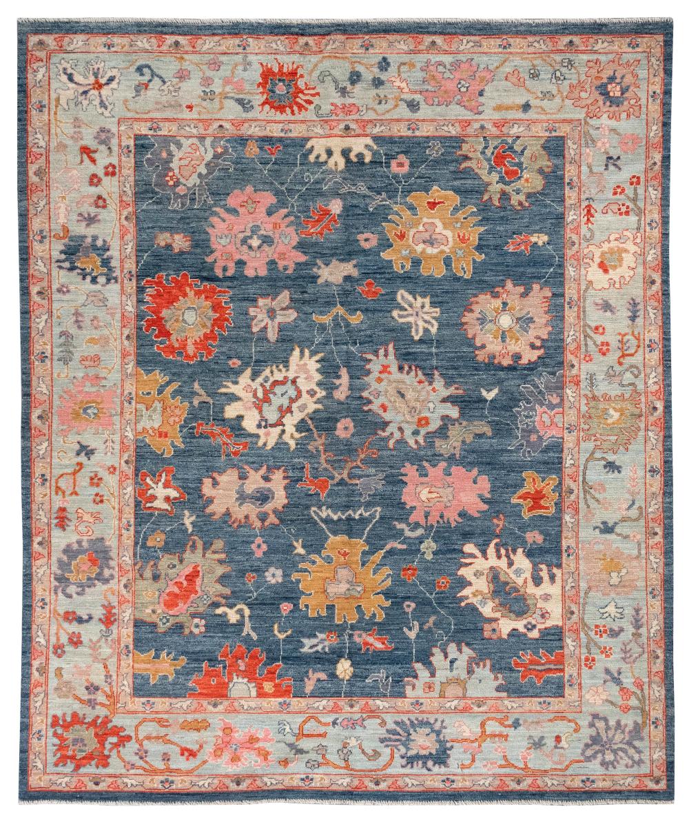 OUSHAK DESIGN RUG: 8'4" X 9'11"