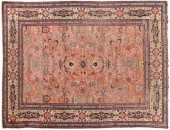 Oushak rug, repeating designs