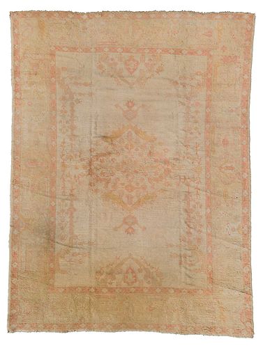 OUSHAK RUG20th century, green field