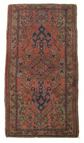 OUSHAK RUG20th century, orange