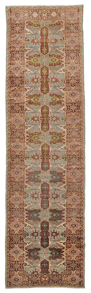 Oushak Runner Turkish, modern,