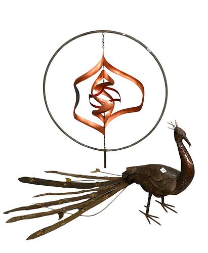 OUTDOOR METAL WHIRLIGIG, HEIGHT