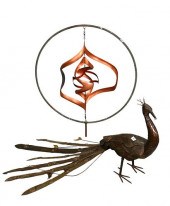 OUTDOOR METAL WHIRLIGIG, HEIGH