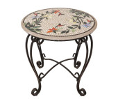 OUTDOOR MOSAIC TILE TABLE<br>O