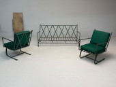 OUTDOOR PATIO SOFA AND TWO CHA