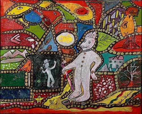 OUTSIDER ART, ALPHA ANDREWS, MR