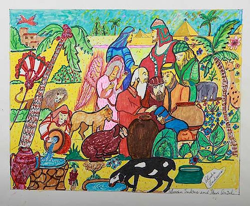 OUTSIDER ART, ALPHA ANDREWS,