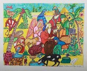 OUTSIDER ART, ALPHA ANDREWS, S