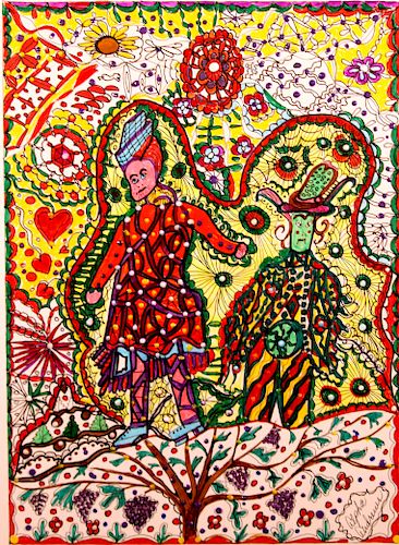OUTSIDER ART, ALPHA ANDREWS,BE