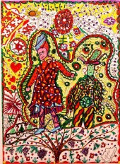 OUTSIDER ART, ALPHA ANDREWS,BE