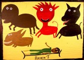 OUTSIDER ART, ANNIE TOLLIVER,