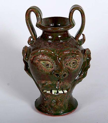 OUTSIDER ART, BOBBIE FERGUSON, FACE
