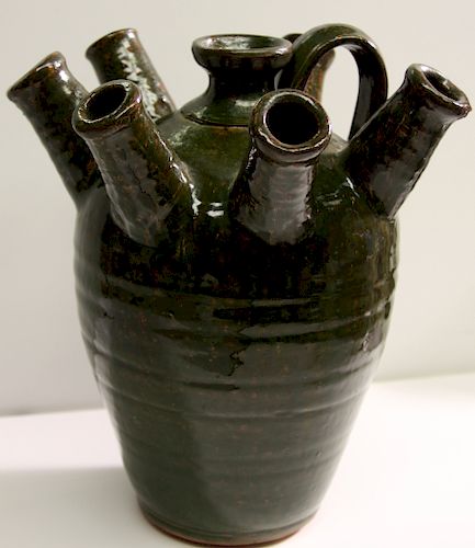 OUTSIDER ART, BOBBY FERGUSON, GREEN