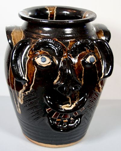 OUTSIDER ART, CHARLES LISK, FACE