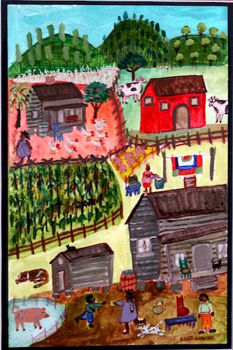OUTSIDER ART, CHER SHAFFER, NC