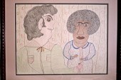 OUTSIDER ART, INEZ WALKER, BAD