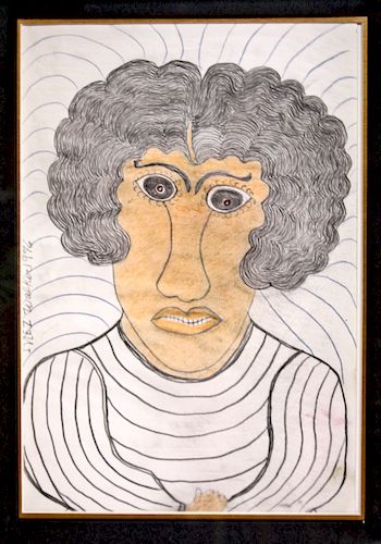 OUTSIDER ART, INEZ WALKER, WOMAN