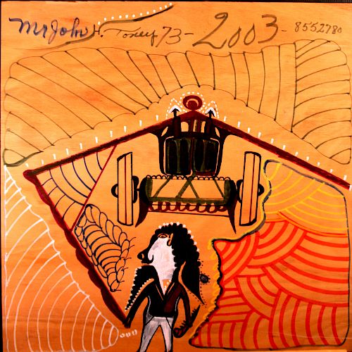 OUTSIDER ART, JOHN HENRY TONEY,