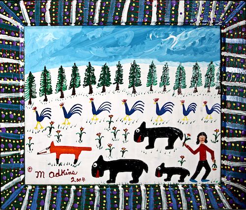 OUTSIDER ART, MINNIE ADKINS, MINNIE