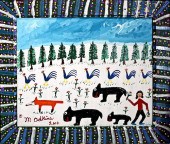 OUTSIDER ART, MINNIE ADKINS, M