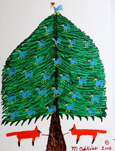 OUTSIDER ART, MINNIE ADKINS,