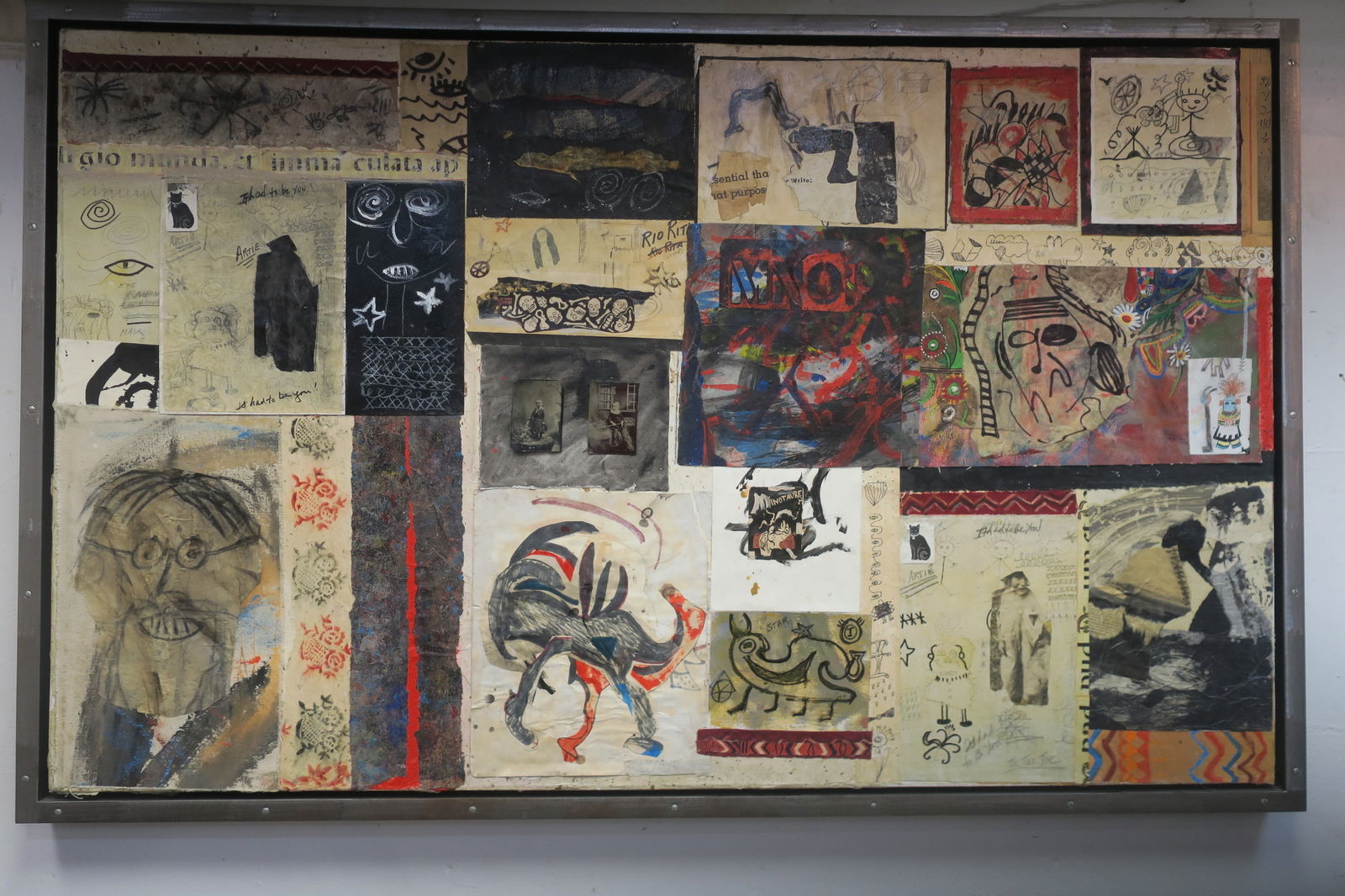OUTSIDER ART MIXED MEDIA