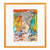 OUTSIDER ART, MIXED MEDIA PORT