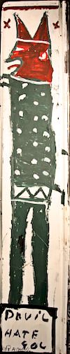 OUTSIDER ART, RA MILLER, DEVIL OF
