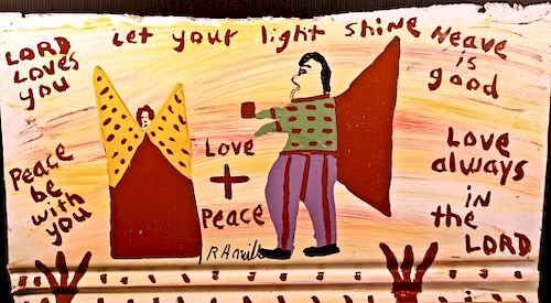 OUTSIDER ART, RA MILLER, LET YOUR