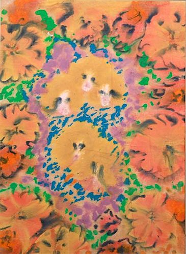 OUTSIDER ART, SYBIL GIBSON, GIRLS