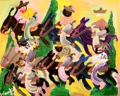 OUTSIDER ART, WOODIE LONG, ON