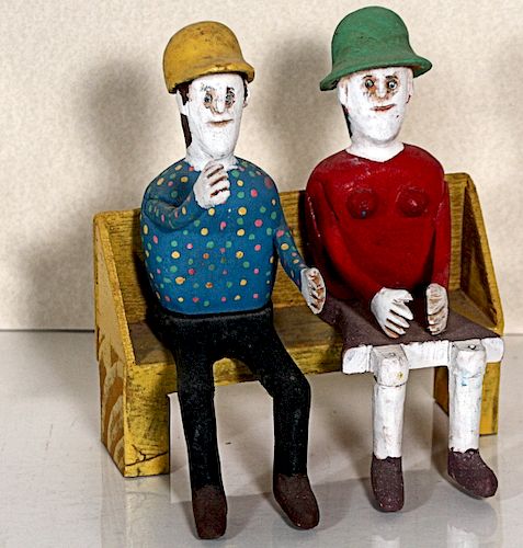 OUTSIDER ART,CARLTON GARRET- COUPLE