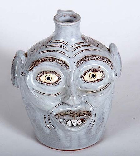 OUTSIDER ARTIST, JH PURDUE, FACE