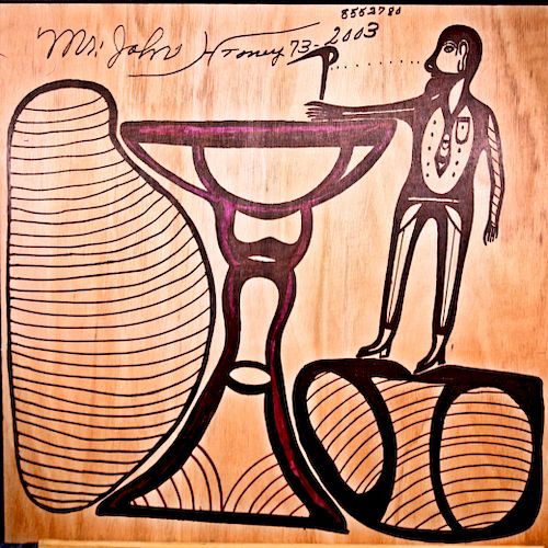 OUTSIDER ART,JOHN HENRY TONEY,