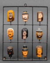 OUTSIDER / FOLK ART "HEADS" SC