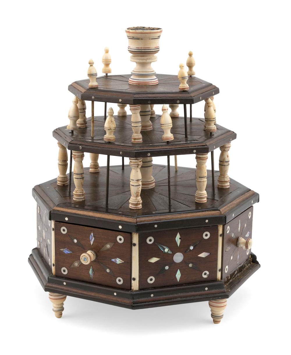 OUTSTANDING AND RARE INLAID WHALE
