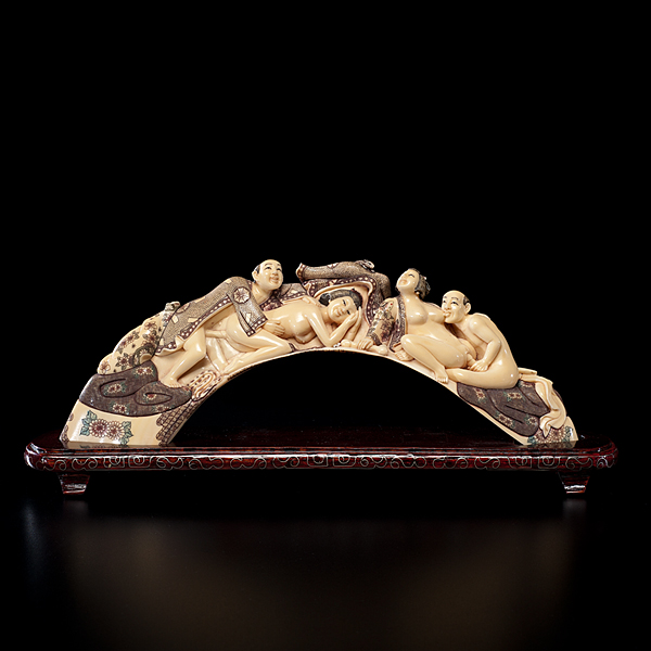 Outstanding Japanese Carved