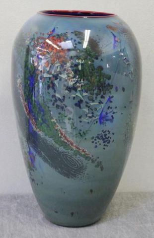 Outstanding Large Vase. Signed