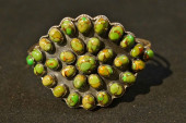 OUTSTANDING ZUNI GREEN TURQUOI