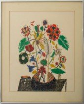 OVADIA ALKARA FLORAL STILL LIF