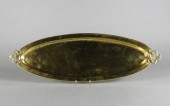OVAL BRASS TRAY, PAUL BEAU & C