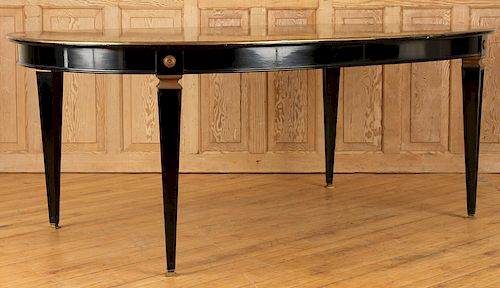 OVAL EBONIZED MAHOGANY JANSEN