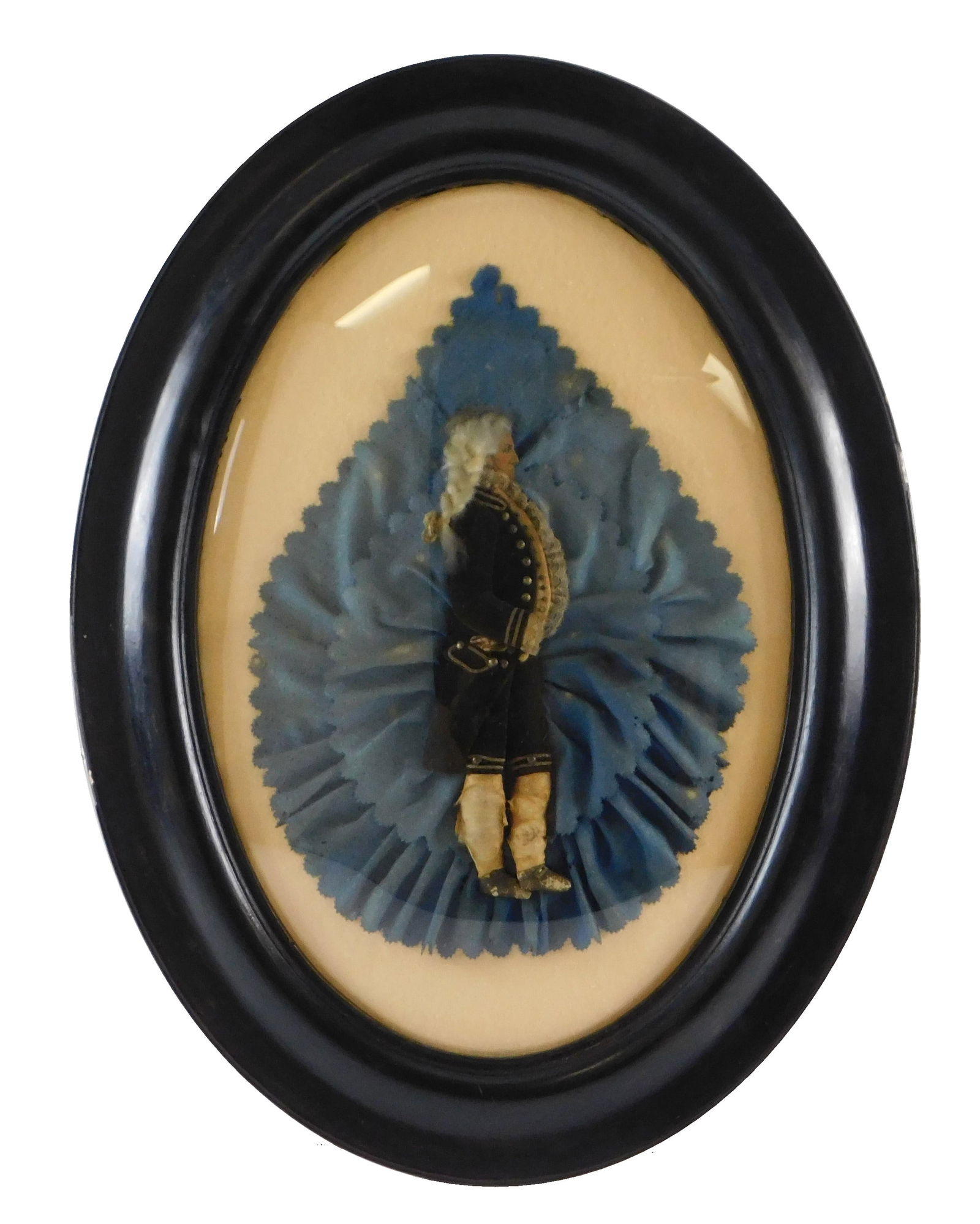 OVAL FRAMED "GEORGE WASHINGTON"