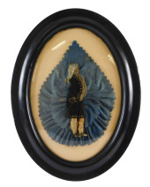 OVAL FRAMED "GEORGE WASHINGTON