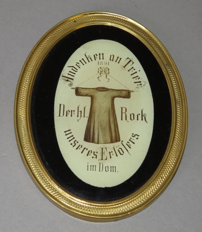 OVAL FRAMED PRINTED TRADE