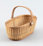 OVAL NANTUCKET-STYLE BASKET BY